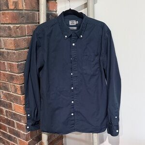 Flint and Tinder Navy Button Down Shirt – Men’s Medium – Classic Fit – EUC